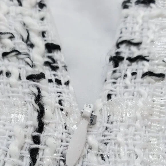 Career Lost in Paris Plaid Tweed Mini Skirt Size s refer to size chart post - Picture 9 of 11